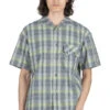 Dry Check Open SS Shirt- Grey