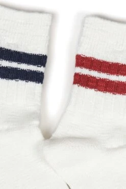 Slub Line Q Socks In 3 Color Choices -Menswear Rise Sales Store Anonymous Ism Slub Line Q Socks in 3 Color Choices 80181500 3 Color 02