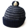 Baby Alpaca Wool Cap - Navy