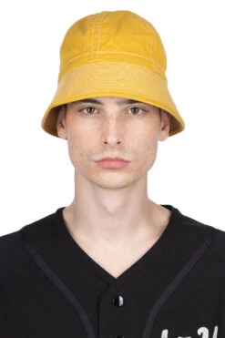 Canvas Dixie Hat - Mustard -Menswear Rise Sales Store Cableami Canvas Dixie Hat Mustard 012 23SS 11 m