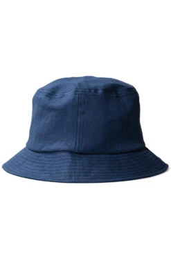 Linen Herringbone Bucket Hat - Indigo -Menswear Rise Sales Store Cableami Linen Herringbone Bucket Hat Indigo 020 23SS 04
