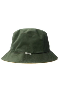 Loose Light Chino Bucket Hat Reversible - Olive / Lemon -Menswear Rise Sales Store Cableami Loose Light Chino Bucket Hat Reversible Olive Lemon 002 24SS 04