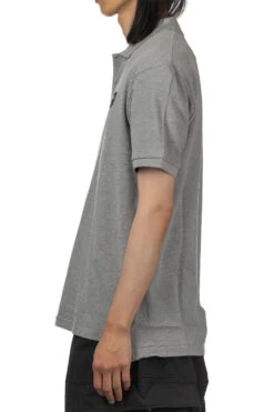 Comme Des Garçons Play Black Heart Polo Shirt - Grey -Menswear Rise Sales Store Comme Des Garcons Play Black Heart Polo Shirt Grey AZ T078 051 1 n 03 m