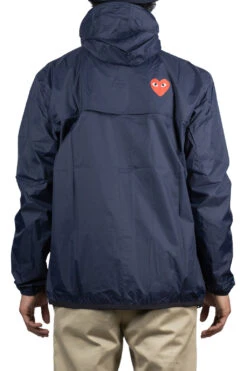 Comme Des Garçons Play K-WAY Hoodie Full Zip - Navy 10 Comme Des Garçons Play K-WAY Hoodie Full Zip - Navy -Menswear Rise Sales Store Comme Des Garcons Play K WAY Hoodie Full Zip Navy AZ J501 051 1 04 m