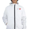 Comme Des Garçons Play K-WAY Hoodie Full Zip - White