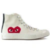 Comme Des Garçons Play Off-White Converse - Half Heart Chuck 70 High Sneakers