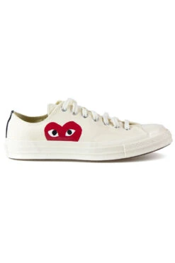 Comme Des Garçons Play Off-White Converse - Half Heart Chuck 70 Low Sneakers