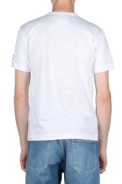 Comme Des Garçons Play Play X The Artist Invader T-Shirt - White -Menswear Rise Sales Store Comme Des Garcons Play Play X The Artist Invader T Shirt White AZ T328 051 3 04 m