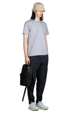 Comme Des Garçons Play Small Red Heart T-Shirt - Grey -Menswear Rise Sales Store Comme Des Garcons Play Small Red Heart T Shirt Grey AZ T314 051 3 06 m