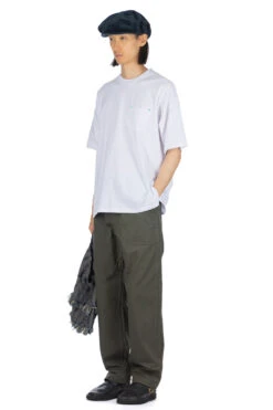 Studded Pocket Tee - White -Menswear Rise Sales Store DISCOVERED Studded Pocket Tee White CU 10 WHT 06