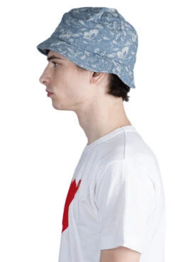 Bucket Hat - Blue -Menswear Rise Sales Store Decho Bucket Hat Blue 4 3SD21 BL 08 m