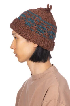 HAND KNIT CAP In 3 Color Choices -Menswear Rise Sales Store Decho HAND KNIT CAP in 3 Color Choices 10 6AD22 52 m