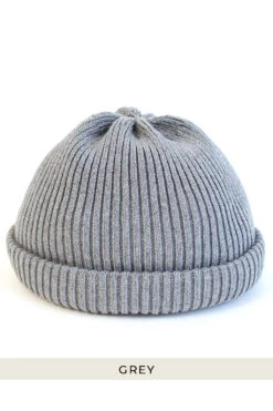 Roll Knit Cap In 4 Color Choices -Menswear Rise Sales Store Decho Roll Knit Cap in 4 Color Choices 11 5AD21 05