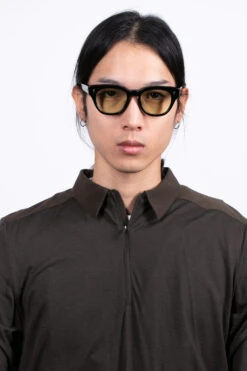 Julia - Sunglasses - BK - Green Lens -Menswear Rise Sales Store Effector Julia Sunglasses BK Green Lens 0 11 m