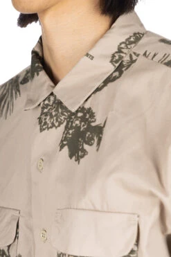 Classic Shirt - Khaki Pinecone Print French Twill -Menswear Rise Sales Store Engineered Garments Classic Shirt Khaki Pinecone Print French Twill 23F1A005 CT258 viv 05