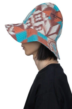 Dome Hat - Blue Cotton Islamic Tile Print -Menswear Rise Sales Store Engineered Garments Dome Hat Blue Cotton Islamic Tile Print H004 CT237 noe 0206 m