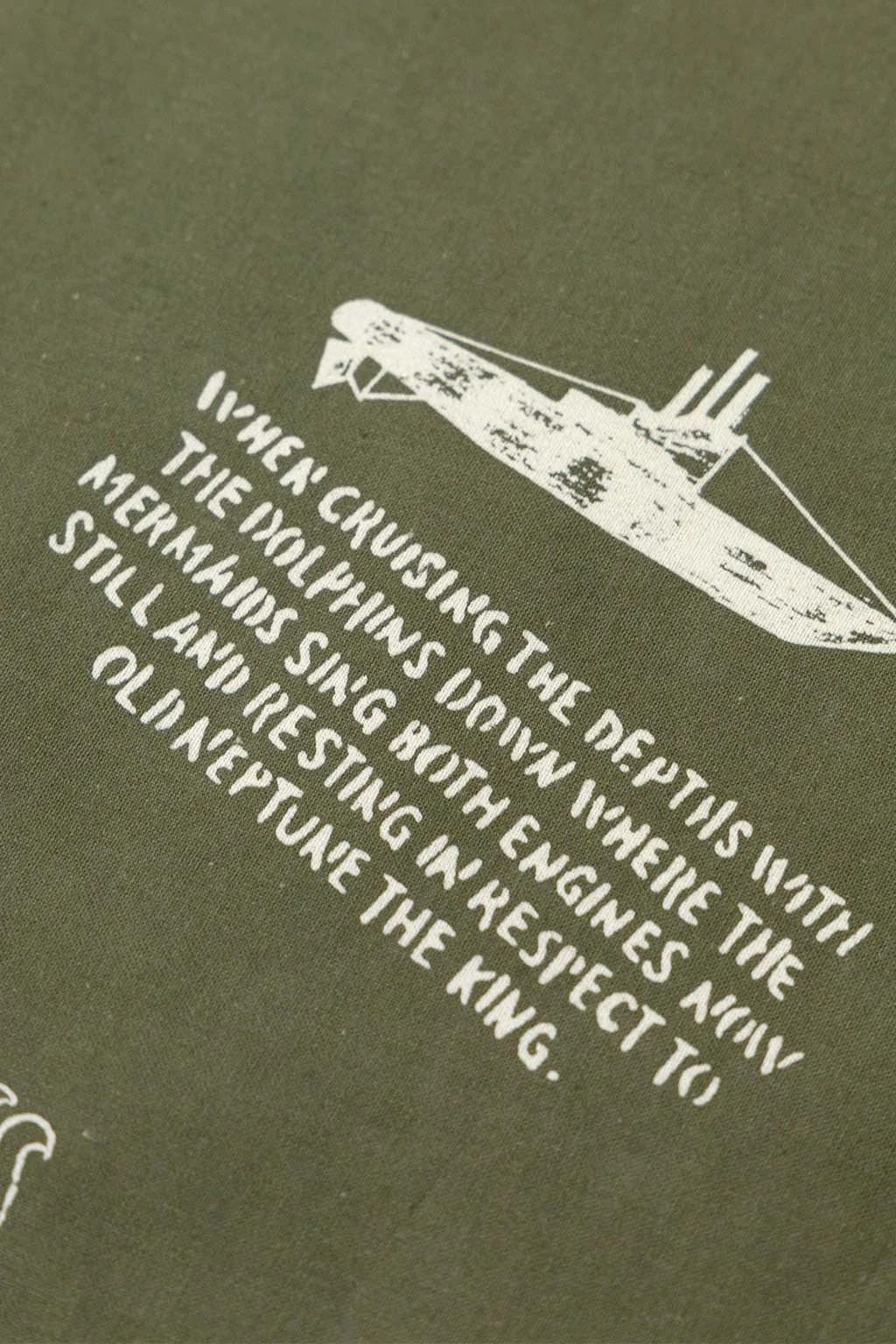 Printed Bandana - Olive NY 3 Printed Bandana - Olive NY - Image 3