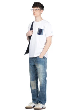 OBI Pocket Tee - White -Menswear Rise Sales Store FDMTL OBI Pocket Tee White FA24TE12 08 m