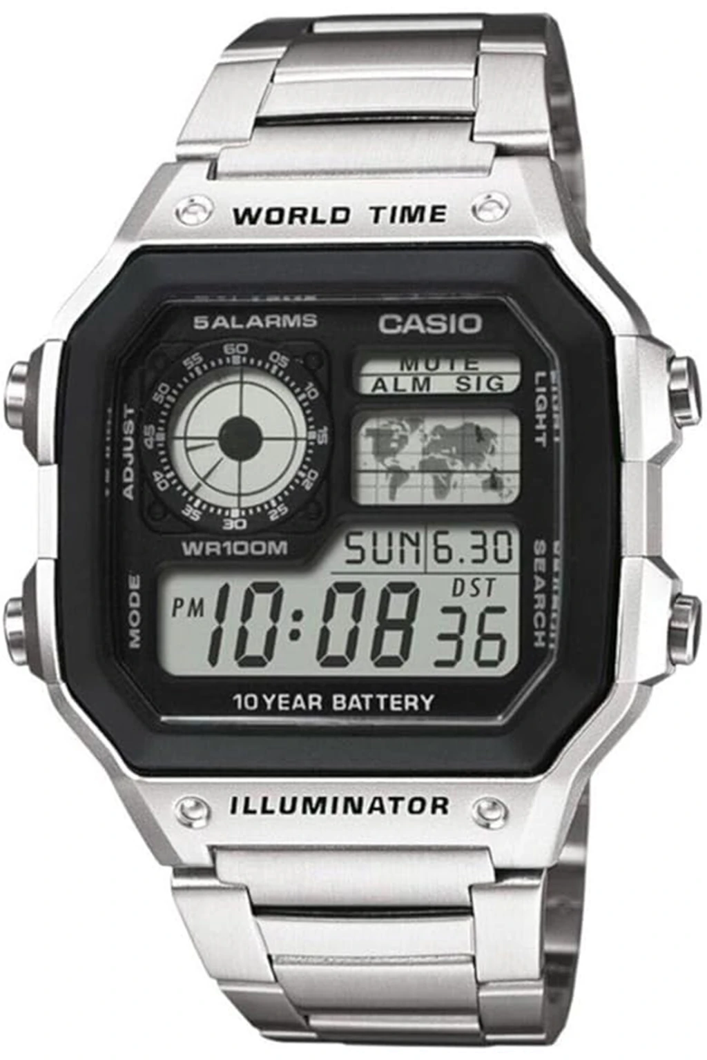 Digital Mens Watch - AE1200WHD-1A 2 Digital Mens Watch - AE1200WHD-1A - Image 2