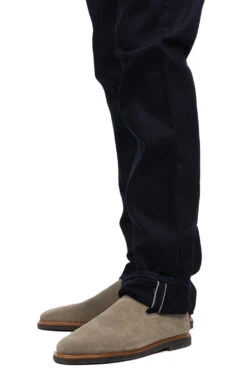 14oz Selvedge Denim Slim Straight Cut Jeans - Indigo -Menswear Rise Sales Store Iron Heart 14oz Selvedge Denim Slim Straight Cut Jeans Indigo IH 666S 14ii 06