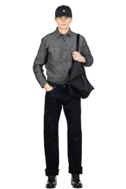 14oz Selvedge Denim Straight Cut Jeans - Indigo