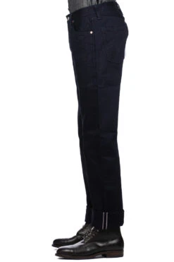 14oz Selvedge Denim Straight Cut Jeans - Indigo -Menswear Rise Sales Store Iron Heart 14oz Selvedge Denim Straight Cut Jeans Indigo IH 634S 14ii 03