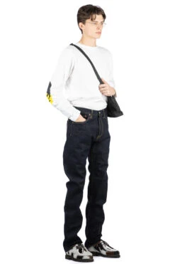 IH-555S-142 14oz Super Slim Straight Cut -Menswear Rise Sales Store Iron Heart IH 555S 142 14oz Super Slim Straight Cut IH 555S 142 35