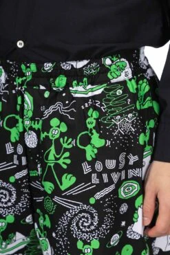 Graphic-print Cotton Shorts -Menswear Rise Sales Store Junya Watanabe MAN Graphic print Cotton Shorts WM P918 100 3 05