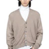 10G ECO Knit Elbow CONEYBOWY Short Cardigan - Beige