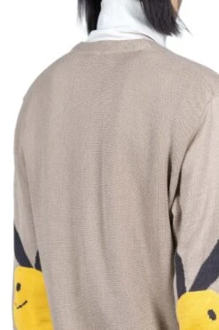 10G ECO Knit Elbow CONEYBOWY Short Cardigan - Beige -Menswear Rise Sales Store Kapital 10G ECO Knit Elbow CONEYBOWY Short Cardigan Beige K2213KN150 BE noe 08 m