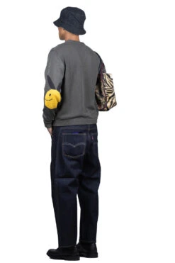 10G ECO Knit Elbow CONEYBOWY Short Cardigan - Grey -Menswear Rise Sales Store Kapital 10G ECO Knit Elbow CONEYBOWY Short Cardigan Grey K2208KN001 GRY ta 05b m