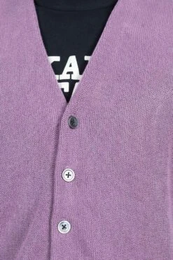 10G ECO Knit Elbow CONEYBOWY Short Cardigan - Pink X Purple -Menswear Rise Sales Store Kapital 10G ECO Knit Elbow CONEYBOWY Short Cardigan Pink x Purple K2208KN001 PPR noe 14 m