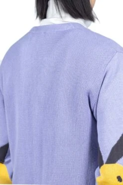 10G ECO Knit Elbow CONEYBOWY Short Cardigan - Violet 16 10G ECO Knit Elbow CONEYBOWY Short Cardigan - Violet -Menswear Rise Sales Store Kapital 10G ECO Knit Elbow CONEYBOWY Short Cardigan Violet K2213KN150 VIL viv 08 m