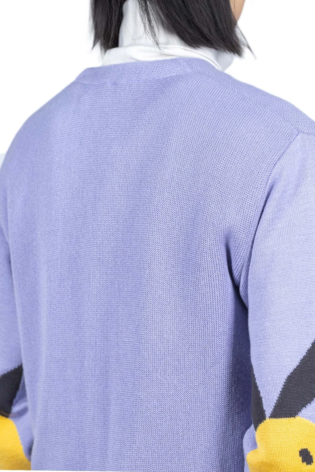 10G ECO Knit Elbow CONEYBOWY Short Cardigan - Violet 8 10G ECO Knit Elbow CONEYBOWY Short Cardigan - Violet - Image 8