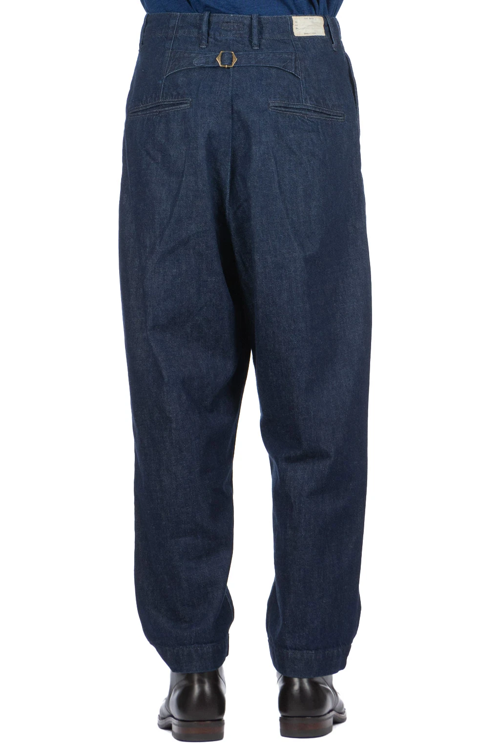 11.5oz Denim High Waist NIME Pants - One Wash 4 11.5oz Denim High Waist NIME Pants - One Wash - Image 4