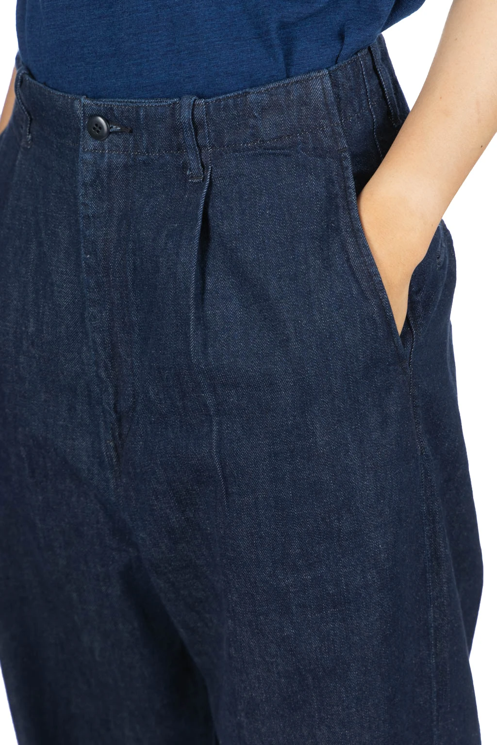 11.5oz Denim High Waist NIME Pants - One Wash 5 11.5oz Denim High Waist NIME Pants - One Wash - Image 5