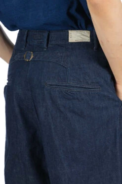 11.5oz Denim High Waist NIME Pants - One Wash 12 11.5oz Denim High Waist NIME Pants - One Wash -Menswear Rise Sales Store Kapital 115oz Denim High Waist NIME Pants One Wash EK 1087 ac 06 m