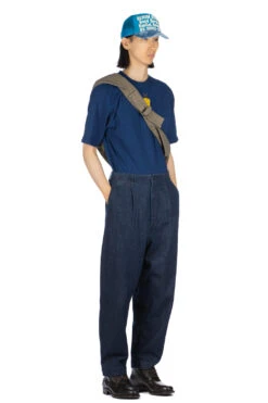 11.5oz Denim High Waist NIME Pants - One Wash 13 11.5oz Denim High Waist NIME Pants - One Wash -Menswear Rise Sales Store Kapital 115oz Denim High Waist NIME Pants One Wash EK 1087 ac 07 m