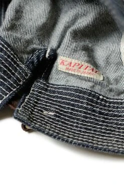 11.5oz Denim THE OLD MAN AND THE SEA Cap - 2 Colors -Menswear Rise Sales Store Kapital 115oz Denim THE OLD MAN AND THE SEA Cap 2 Colors EK 1523XH 08