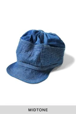 11.5oz Denim THE OLD MAN AND THE SEA Cap - 2 Colors -Menswear Rise Sales Store Kapital 115oz Denim THE OLD MAN AND THE SEA Cap 2 Colors EK 1523XH 10