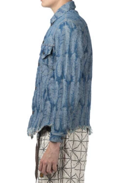 12oz MAGPIE Denim 3rd JKT - Light -Menswear Rise Sales Store Kapital 12oz MAGPIE Denim 3rd JKT Light K2403LJ018 TAN noe 03 m