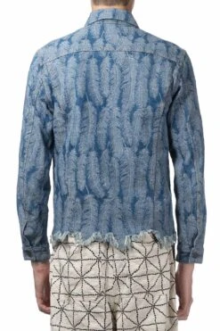 12oz MAGPIE Denim 3rd JKT - Light -Menswear Rise Sales Store Kapital 12oz MAGPIE Denim 3rd JKT Light K2403LJ018 TAN noe 04 m