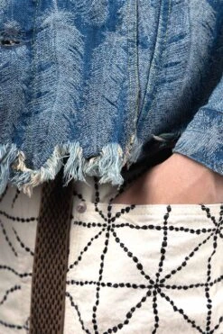 12oz MAGPIE Denim 3rd JKT - Light -Menswear Rise Sales Store Kapital 12oz MAGPIE Denim 3rd JKT Light K2403LJ018 TAN noe 06 m