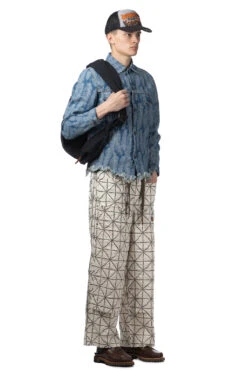 12oz MAGPIE Denim 3rd JKT - Light -Menswear Rise Sales Store Kapital 12oz MAGPIE Denim 3rd JKT Light K2403LJ018 TAN noe 09 m