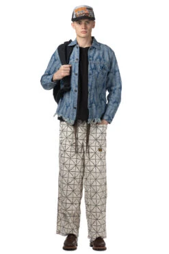 12oz MAGPIE Denim 3rd JKT - Light -Menswear Rise Sales Store Kapital 12oz MAGPIE Denim 3rd JKT Light K2403LJ018 TAN noe 10 m