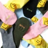 144 Yarns SUPER-DRY IVY HEEL-SMILIE Socks - In 6 Color Choices