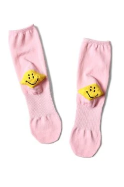 144 Yarns SUPER-DRY IVY HEEL-SMILIE Socks - In 6 Color Choices -Menswear Rise Sales Store Kapital 144 Yarns SUPER DRY IVY HEEL SMILIE Socks in 6 Color Choices K2005XG544 x6 1d