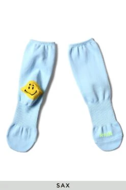 144 Yarns SUPER-DRY IVY HEEL-SMILIE Socks - In 6 Color Choices -Menswear Rise Sales Store Kapital 144 Yarns SUPER DRY IVY HEEL SMILIE Socks in 6 Color Choices K2005XG544 x6 5