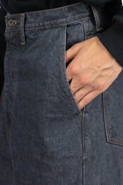 14oz BLKxECR Denim PORT Baggy Pants -Menswear Rise Sales Store Kapital 14oz BLKxECR Denim PORT Baggy Pants K2309LP032 ta 08 m