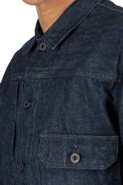 14oz Denim 1st JKT (BLK-Thread) -Menswear Rise Sales Store Kapital 14oz Denim 1st JKT BLK Thread K2309LJ027 ta 05 m